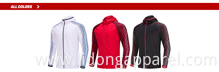 High Quality Custom Lightweight Men's Polyester Pullover Hoodie Custom Logo Sweatshirt Sport Jacket